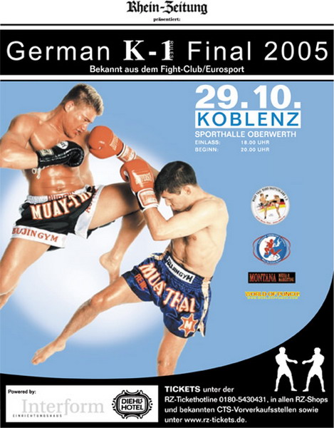 Poster (Asmir Burgic) (K-1 Germany Grand Prix 2005 in Koblenz)