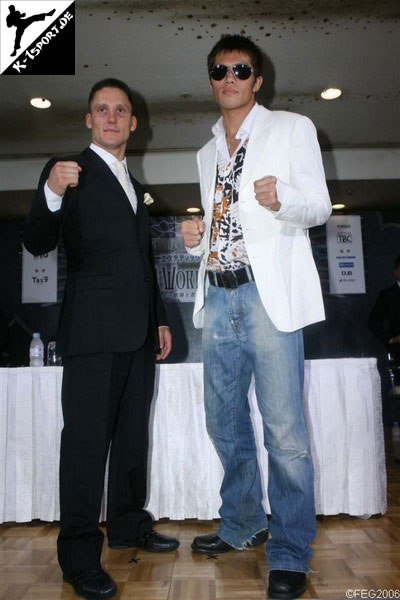 Press Conference (Andy Souwer, Taishin Kohiruimaki) (K-1 World Max 2006 Champions' Challenge)