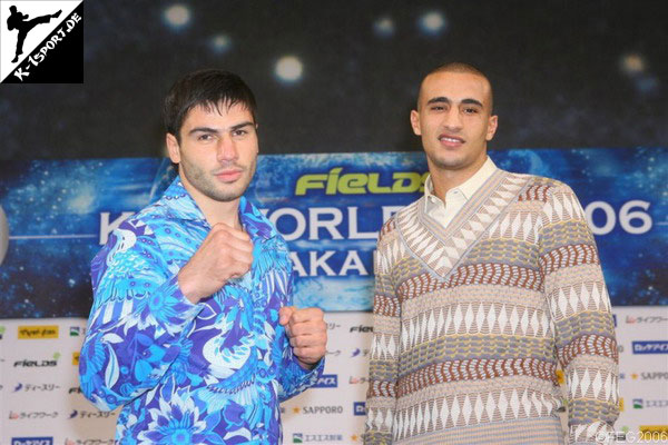 Press Conference (Ruslan Karaev, Badr Hari) (K-1 World Grand Prix 2006 Final Elimination)
