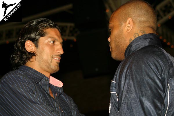 Press Conference (Hakim Gouram, Gilbert Yvel) (K-1 World Grand Prix 2007 in Amsterdam)