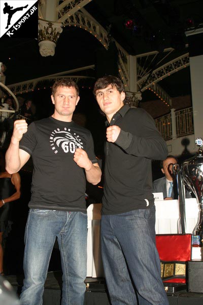 Press Conference (Maksim Neledva, Magomed Magomedov) (K-1 World Grand Prix 2007 in Amsterdam)