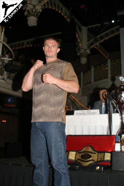 Press Conference (Paul Slowinski) (K-1 World Grand Prix 2007 in Amsterdam)