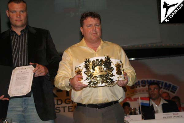 Pressekonferenz (Semmy Schilt, Peter Aerts) (K-1 World Grand Prix 2007 in Amsterdam)