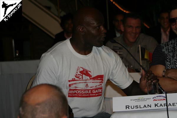 Press Conference (Ernesto Hoost) (K-1 World Grand Prix 2007 in Amsterdam)