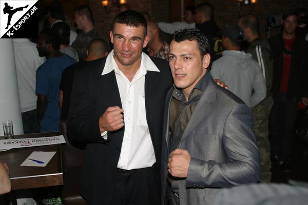 Pressekonferenz (Peter Aerts, Zabit Samedov) (K-1 World Grand Prix 2007 in Amsterdam)