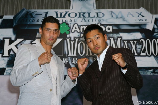 Press Conference (Virgil Kalakoda, Hiroyuki Maeda) (K-1 World Max 2007 World Elite Showcase)