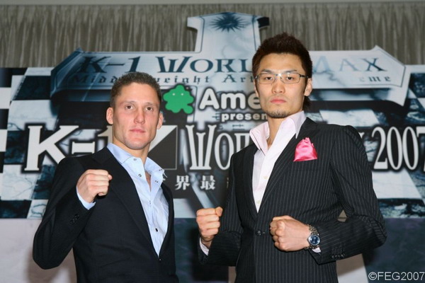 Press Conference (Andy Souwer, Yoshihiro Sato) (K-1 World Max 2007 World Elite Showcase)