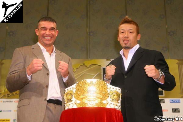 Press Conference (Peter Aerts, Musashi) (K-1 WORLD GRAND PRIX 2006 FINAL)