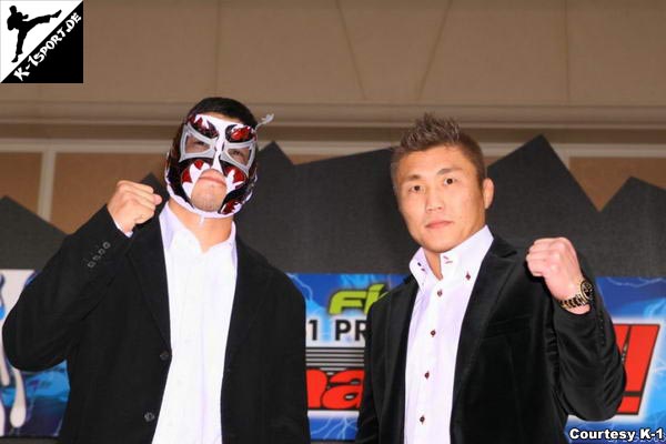 Press Conference (Tokimitsu Ishizawa, Taiei Kin) (K-1 Premium 2006 Dynamite!!)