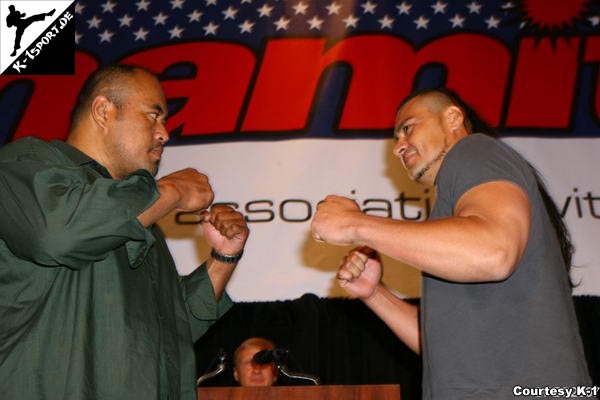 Press Conference (Mighty Mo, Warpath) (K-1 Dynamite USA 2007)