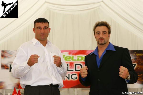 Press Conference (Peter Aerts, Nick Pettas) (K-1 World Grand Prix 2007 in Hongkong)