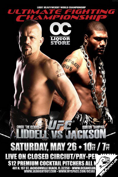 Plakat (Chuck Liddell, Quinton Jackson) (UFC 71: Liddell vs. Jackson)