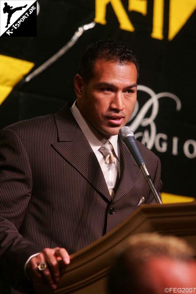 Pressekonferenz (Ray Sefo) (K-1 World Grand Prix 2007 in Las Vegas)