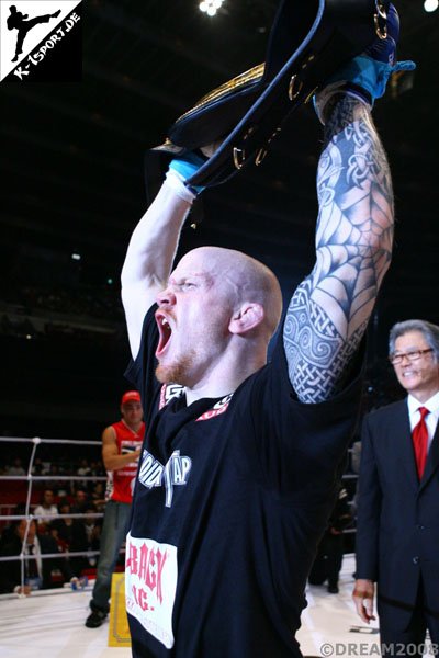 DREAM-Leichtgewichts-Champion 2008 Joachim Hansen