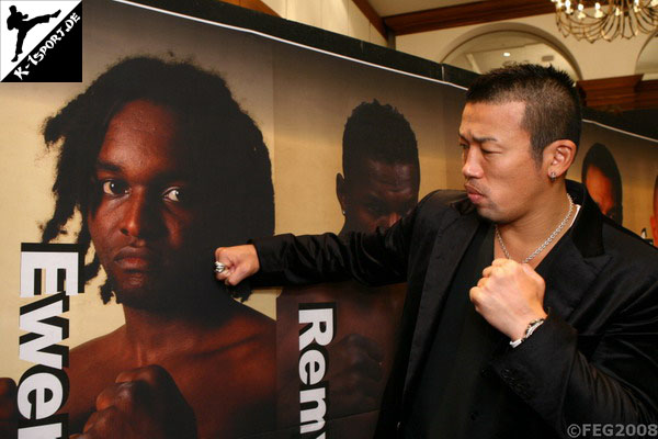 Press Conference (Ewerton Teixeira, Musashi) (K-1 World Grand Prix 2008 Final Elimination)