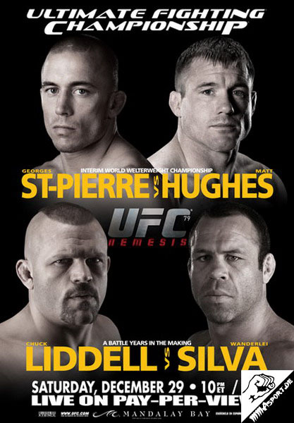 Plakat (Chuck Liddell, Georges St-Pierre, Matt Hughes, Wanderlei Silva) (UFC 79: Nemesis)