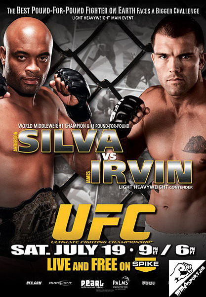 Plakat (Anderson Silva, James Irvin) (UFC Fight Night 14: Silva vs. Irvin)