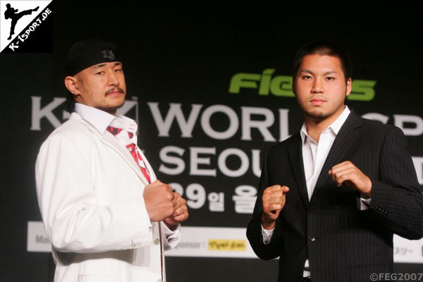 Yusuke Fujimoto and Junichi Sawayashiki