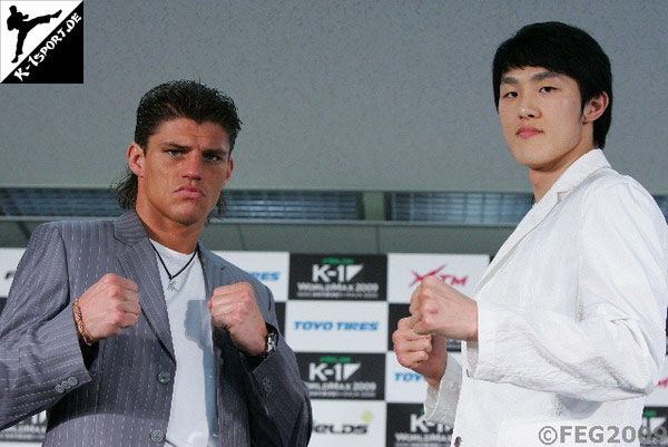 Press Conference (Albert Kraus, Su Hwan Lee) (K-1 Japan Max 2009)