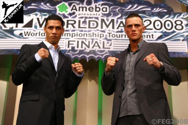 Press Conference (Virgil Kalakoda, Nieky Holtzken) (K-1 World Max 2008 Final)