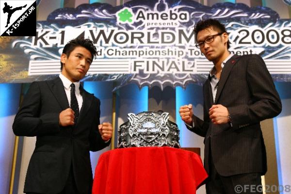 Press Conference (Masato, Yoshihiro Sato) (K-1 World Max 2008 Final)